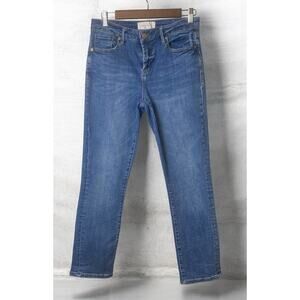 Dear John Blaire Straight Jeans Size 28 Medium Wash Stretch Denim Classic Fit